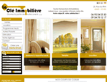 Tablet Screenshot of la-cle-immo.com